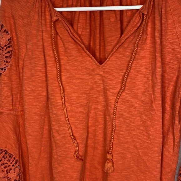 Sundance Bell Sleeve Top Size Small - Picture 4 of 5